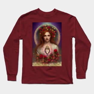 Mary Sacred Heart Long Sleeve T-Shirt